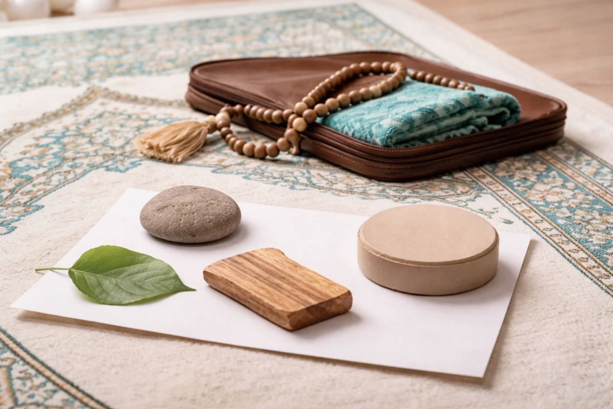 از بین بردن سیاهی مهر نماز
