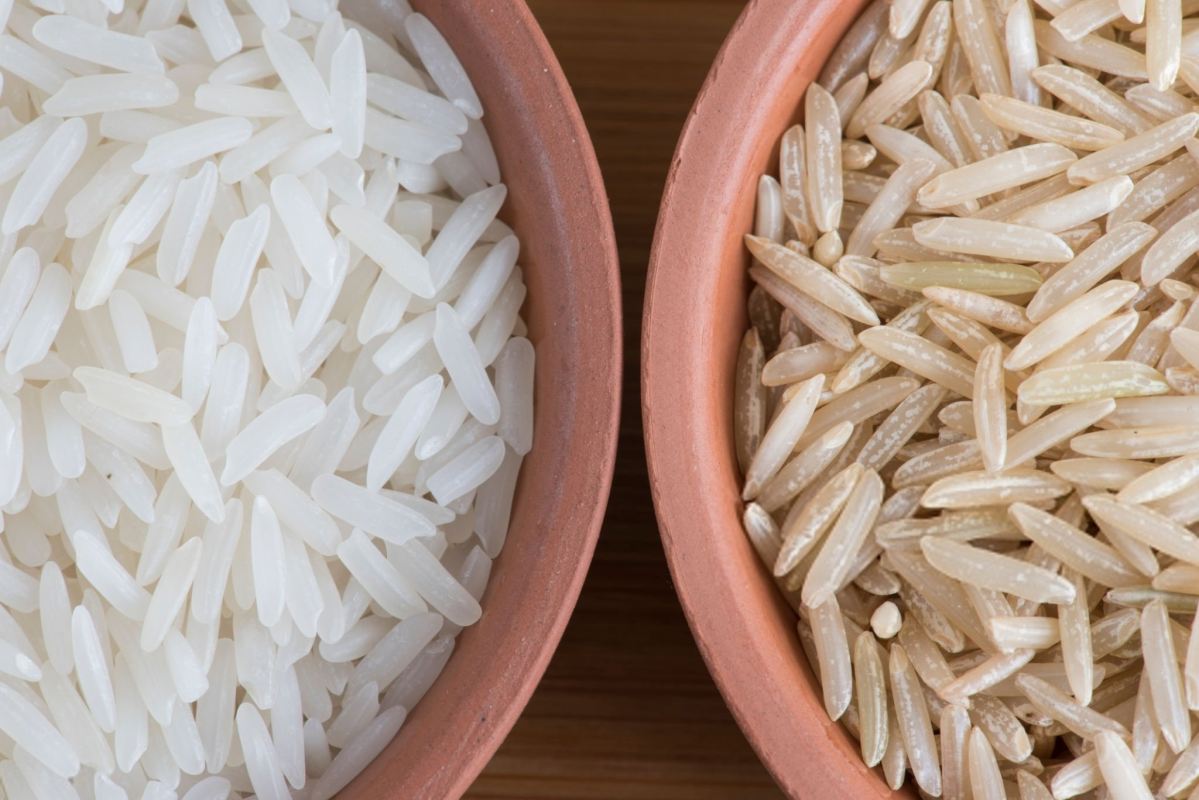 برنج قهوه ای نسبت به برنج سفید
