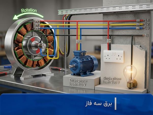 کابل برق سه فاز