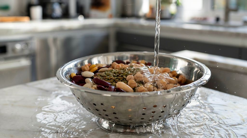 روش سریع کاهش نفخ حبوبات بدون خیساندن با جوشاندن اولیه