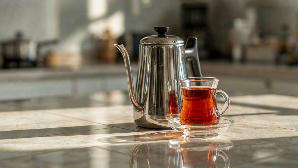 آیا جرم کتری طعم چای را تغییر می دهد ؟؟ (ساده ترین روش برای جرم گیری کتری)