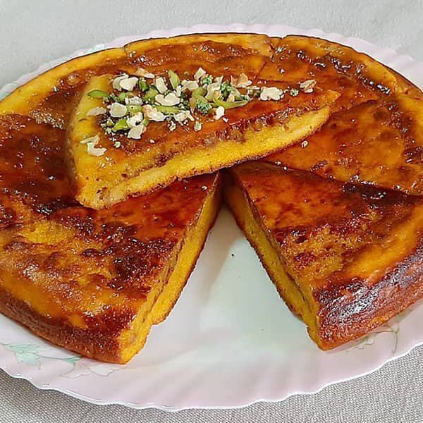 طرز تهیه خاگینه تبریزی خوشمزه و مجلسی با شربت زعفران