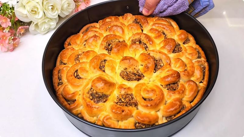 آموزش کامل تهیه کیک گوشت و سبزیجات خانگی خوشمزه