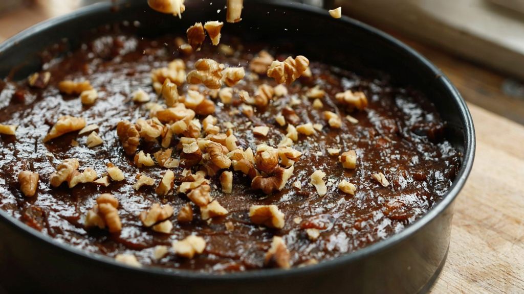 طرز تهیه کیک خرمایی کاراملی با بافت فوق العاده نرم و خیس