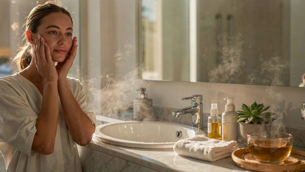 آیین مراقبت از پوست: ۵ عادت روزانه برای دستیابی به پوست شیشه ای به سبک کره ای