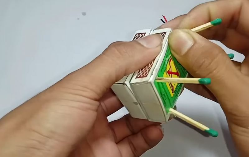 نحوه ساخت هلیکوپتر کنترلی و شارژی با جعبه کبریت