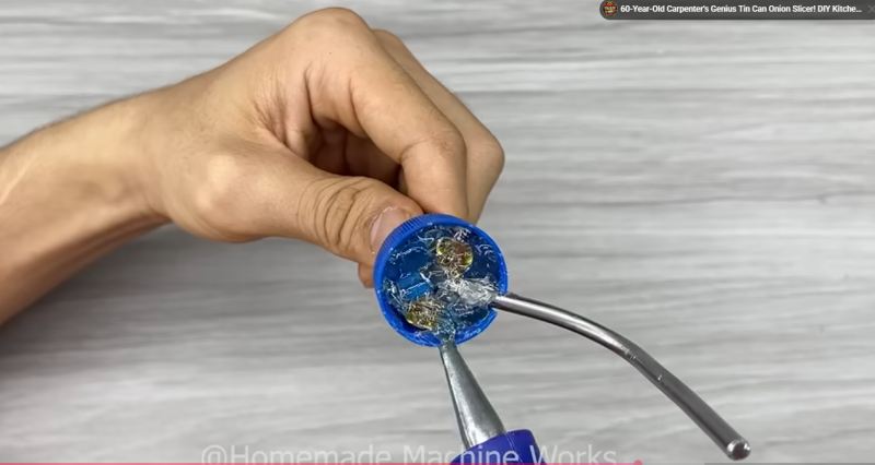 ساخت دستگاه خلال کن سیب زمینی با قوطی حلبی؛ کم هزینه و پرکاربرد