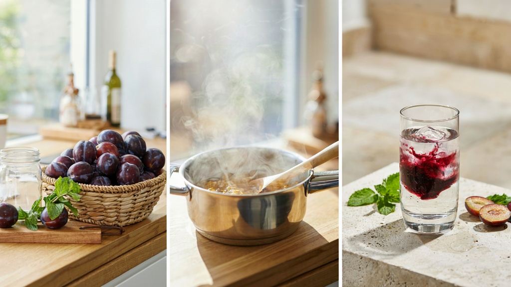 ترفند نگهداری آلو برای یک سال؛ تهیه مارمالاد خوشرنگ و شربت طبیعی آلو