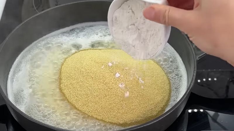 طرز تهیه حلوای ایرمیک خانگی با بافت گهواره ای و یکدست