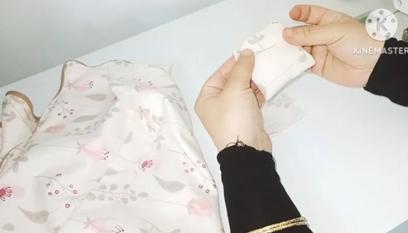 دوخت روبالشتی با لبه دوزی چین دار برای افراد مبتدی