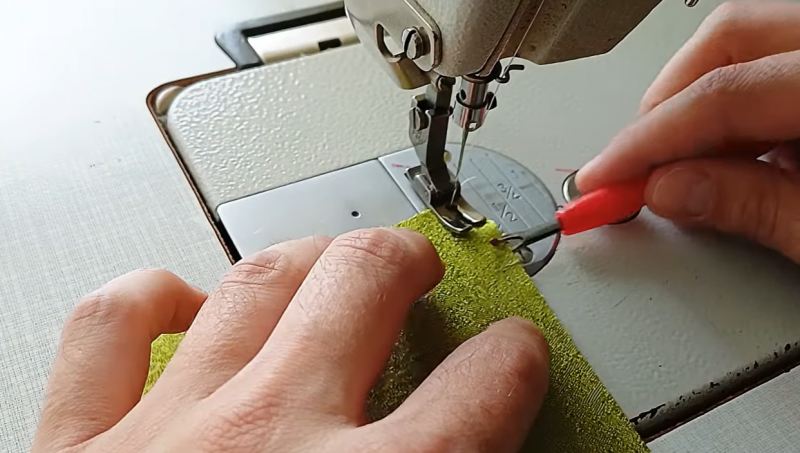 ترفند چین کش کردن آسان پارچه با سوزن ته گرد و موچین