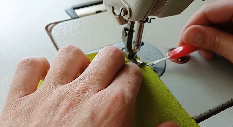 ترفند چین کش کردن آسان پارچه با سوزن ته گرد و موچین