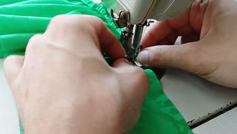 ترفند چین کش کردن آسان پارچه با سوزن ته گرد و موچین