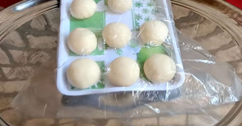 طرز تهیه نان همبرگر پنبه ای روی شعله گاز بدون فر