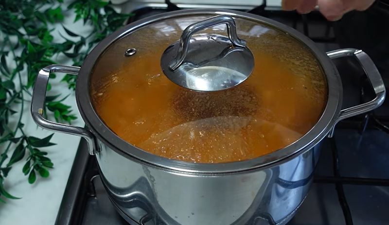 طرز تهیه فاسولیه خوراک لوبیا سفید لعاب دار ترکی