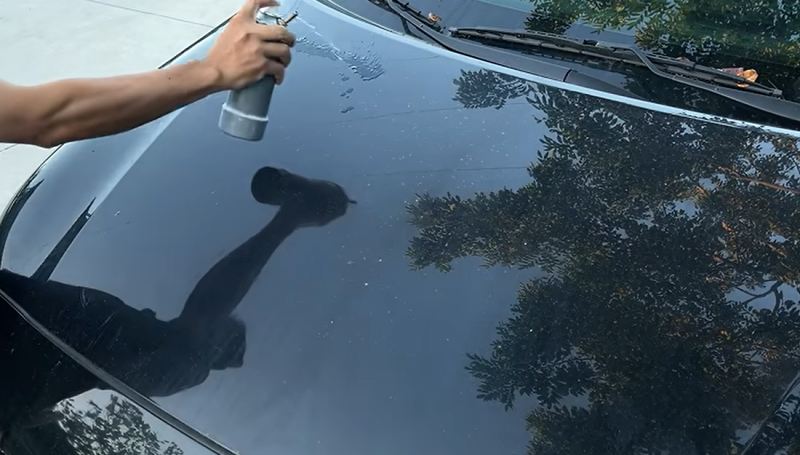احیای رنگ کاپوت با اسپری دست ساز به روش خانگی