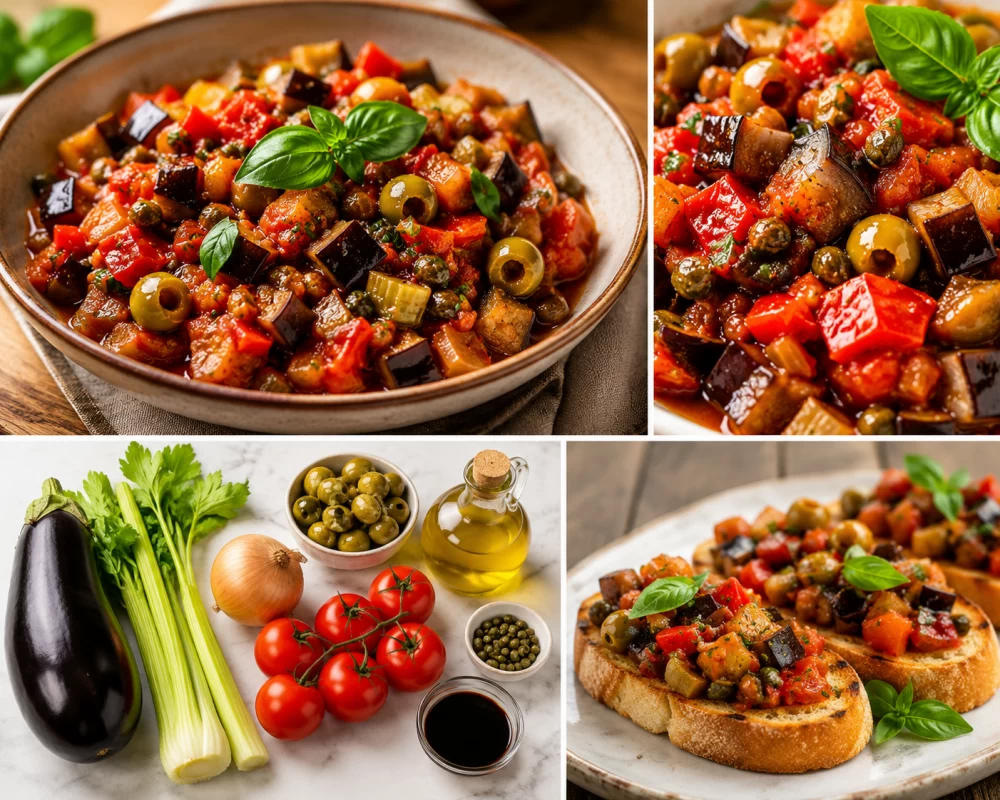 اگر بادمجان دوست دارید، این غذای ایتالیایی را حتماً امتحان کنید + طرز تهیه کاپوناتای بادمجان