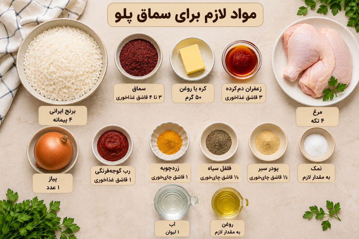 طرز تهیه سماق پلو؛ غذای سنتی و خوش عطر ایرانی