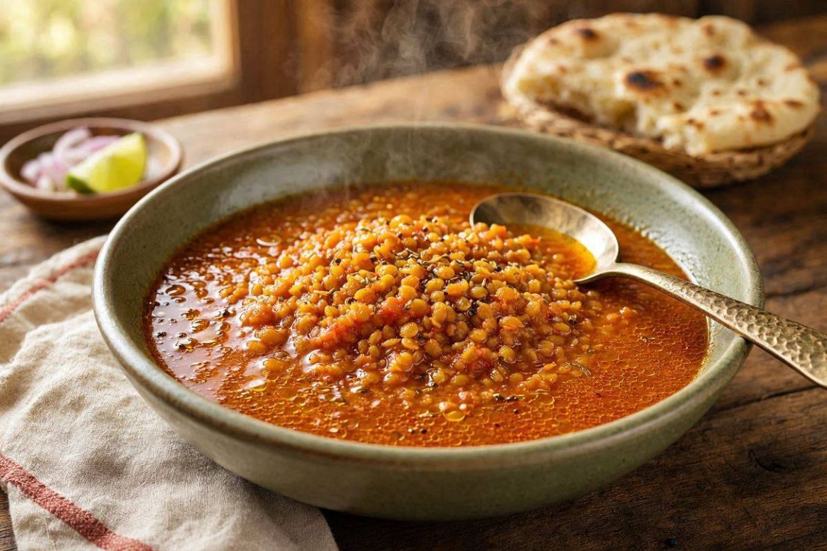 آموزش تهیه خوراک دال عدس جنوبی؛ یک غذای سالم، سریع و خوش طعم