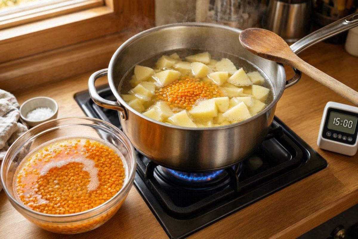 آموزش تهیه خوراک دال عدس جنوبی؛ یک غذای سالم، سریع و خوش طعم