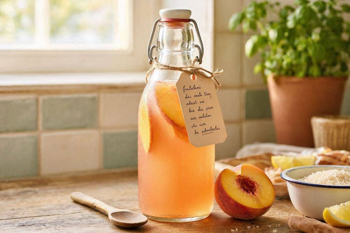 طرز تهیه رانی هلو خانگی به سبک بازاری با تمام ترفندها | نوشیدنی خنک و میوه ای برای تابستان