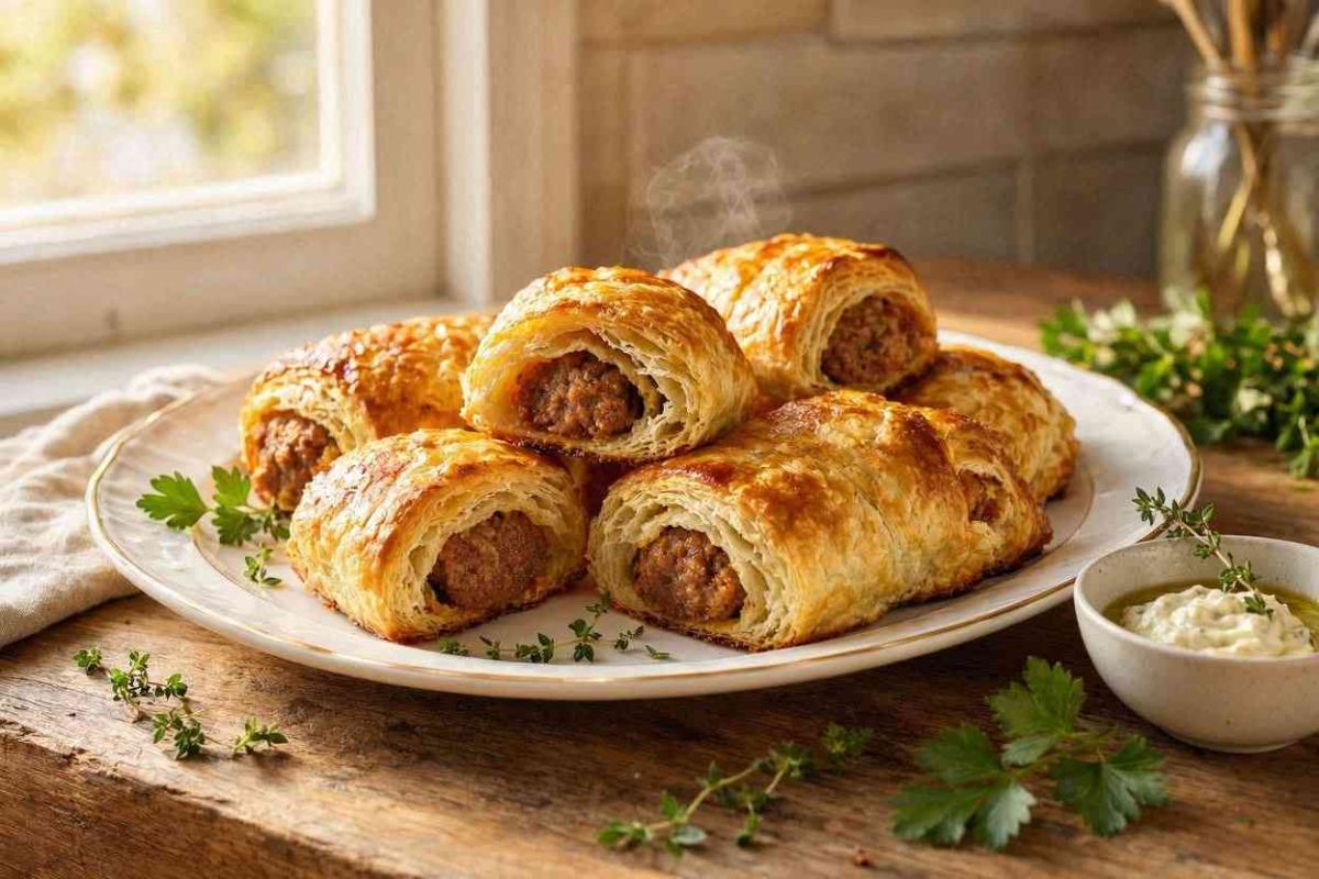 طرز تهیه شیرینی پف دار با سوسیس ؛ یک پیش غذای مجلسی و خوش طعم