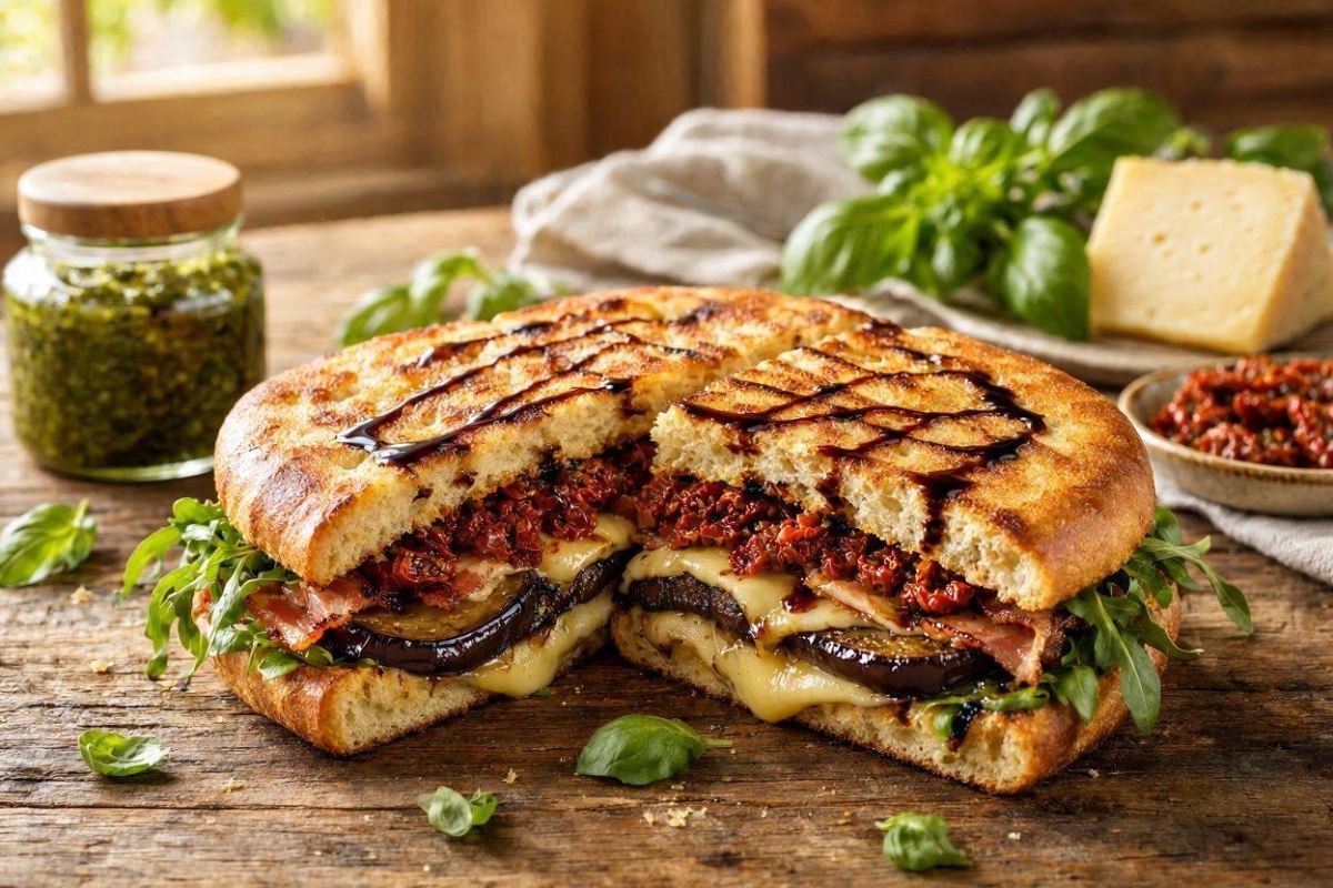 طرز تهیه ساندویچ بادمجان ایتالیایی در ۴ مرحله فقط در ۳۰ دقیقه
