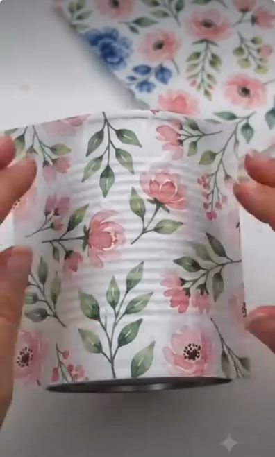 با قوطی کنسرو خالی، گلدان مجلسی و شیک بسازید! (آموزش آسان )