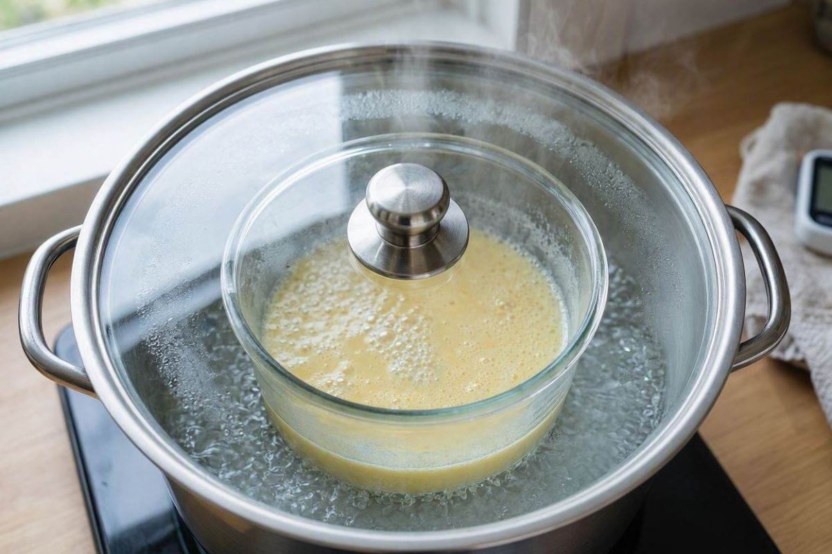 طرزتهیه یک صبحانه یا عصرانه سریع و مقوی با شیر و تخم مرغ