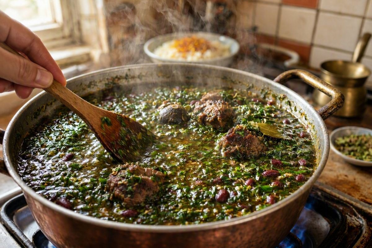 طرز تهیه کنسرو قرمه سبزی برای مسافرت و ...
