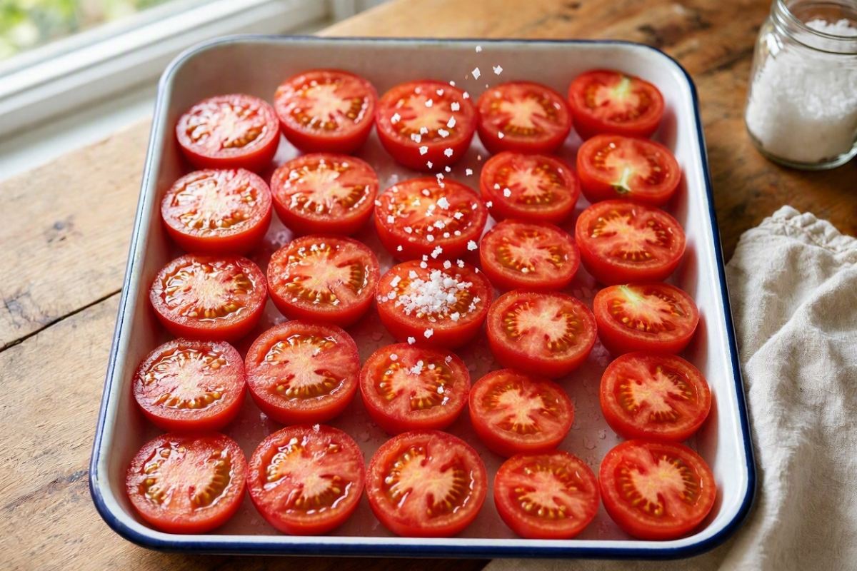 طرز تهیه گوجه خشک خانگی با آفتاب؛ طبیعی، خوشمزه و بدون مواد نگهدارنده