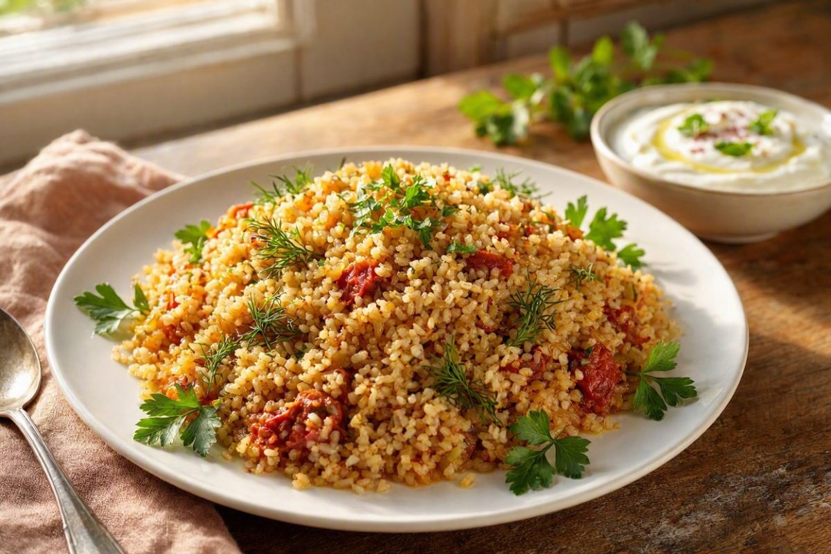 طرز تهیه بلغور پلو با گوجه؛ سریع، آسان و کم هزینه