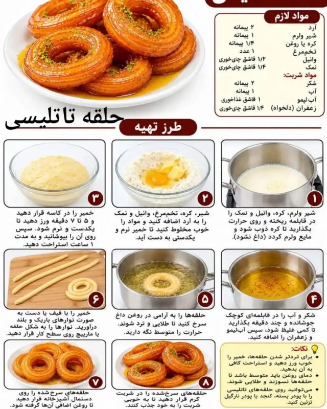 طرز تهیه ۶ مدل شیرینی ترکی در خانه ؛ از باقلوا تا حلقه تاتلیسی