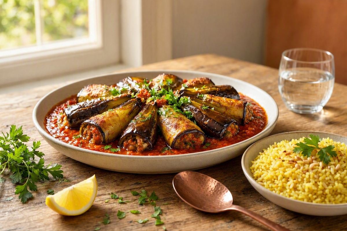 طرز تهیه خوراک بادمجان ترکی / متفاوت و خوشمزه