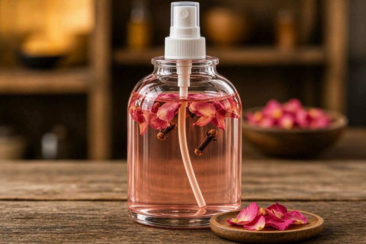 آموزش ساخت ۳ تونر گیاهی برای پوستی شاداب و هیدراته در خانه با مواد دم دستی