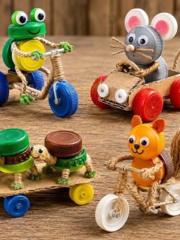 کاردستی های جذاب با در بطری های پلاستیکی