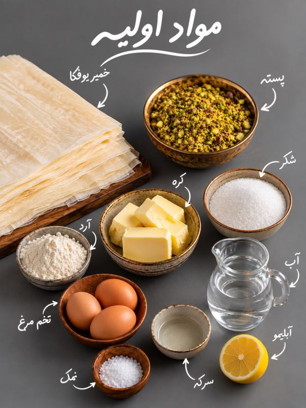 طرز تهیه باقلوا غازی؛ راز باقلوا اصیل ترکیه با خمیر فیلو