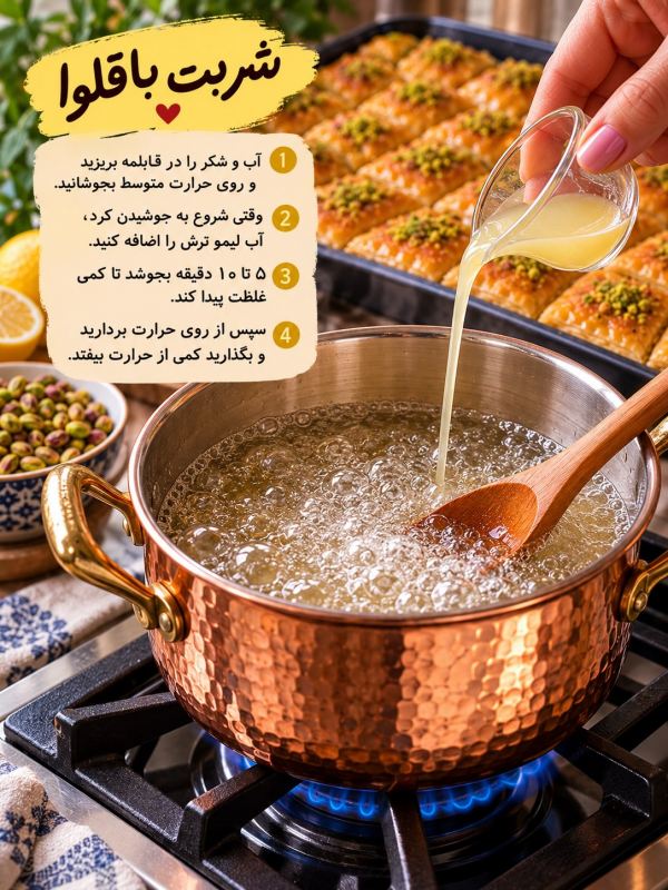 طرز تهیه باقلوا غازی؛ راز باقلوا اصیل ترکیه با خمیر فیلو