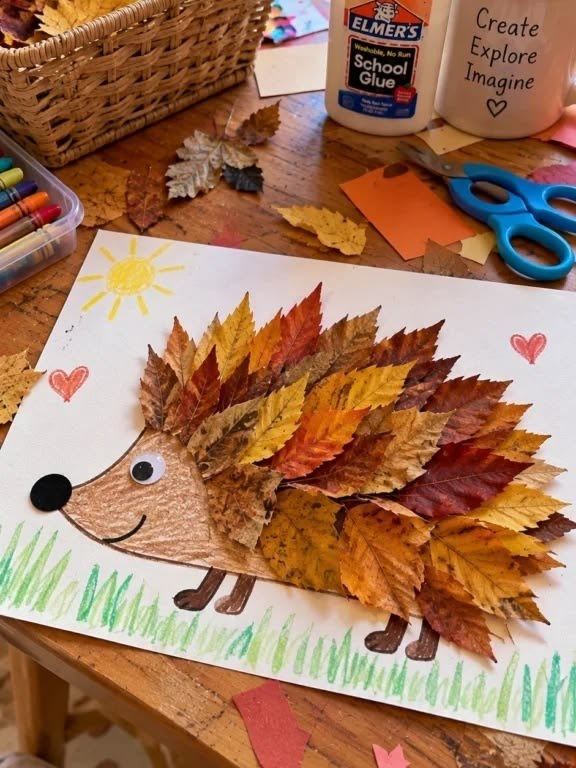 تابلوهای هنری با برگ های پاییزی؛ الهام بخش برای دکوراسیون