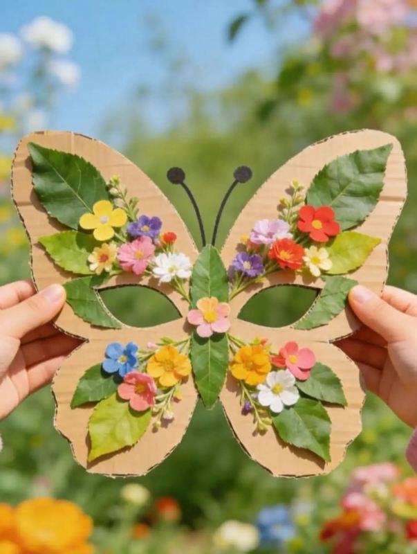 کاردستی با برگ و شاخه درخت برای کودکان | ایده های خلاقانه و آسان با وسایل طبیعی