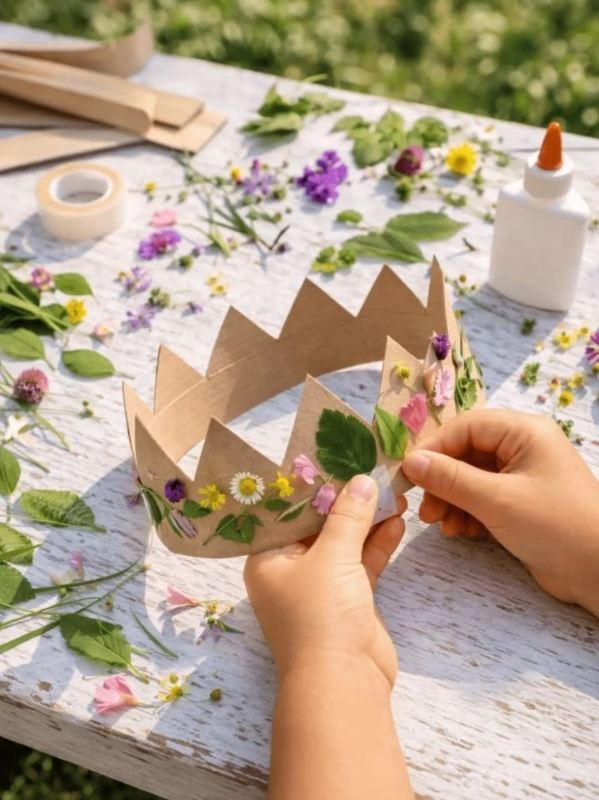 کاردستی با برگ و شاخه درخت برای کودکان | ایده های خلاقانه و آسان با وسایل طبیعی