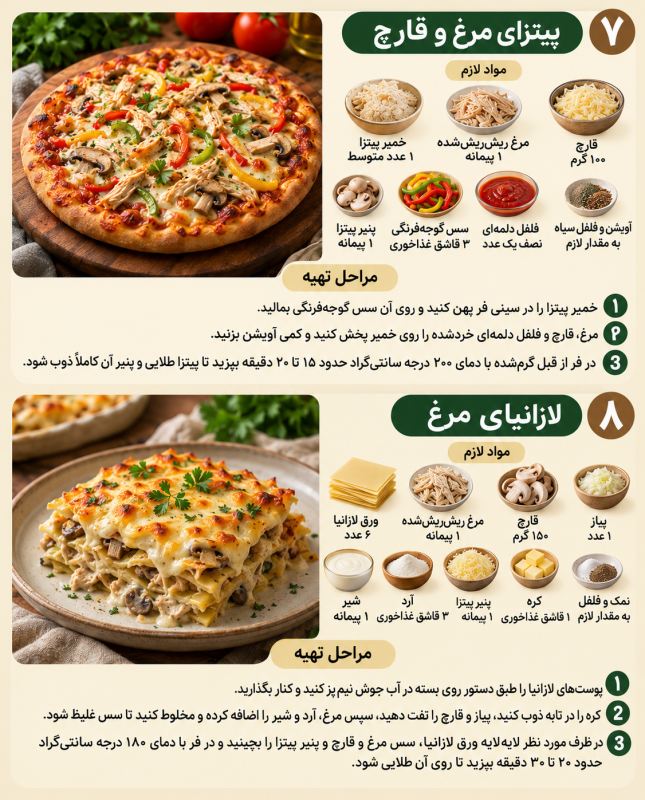 طرز تهیه ۱۰ مدل غذای آسان با مرغ ریش ریش: از پیراشکی تا ته چین