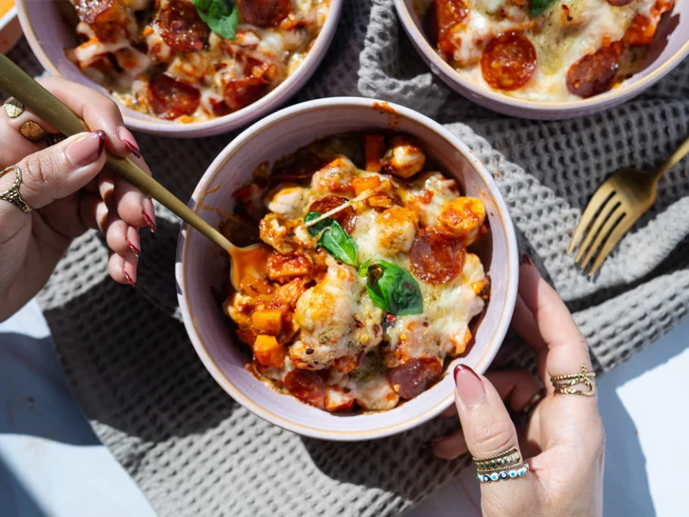 پیتزا کاسه ای