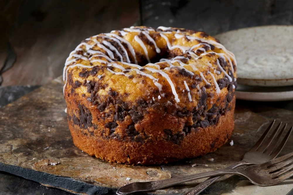 کیک دارچینی با استروزل 