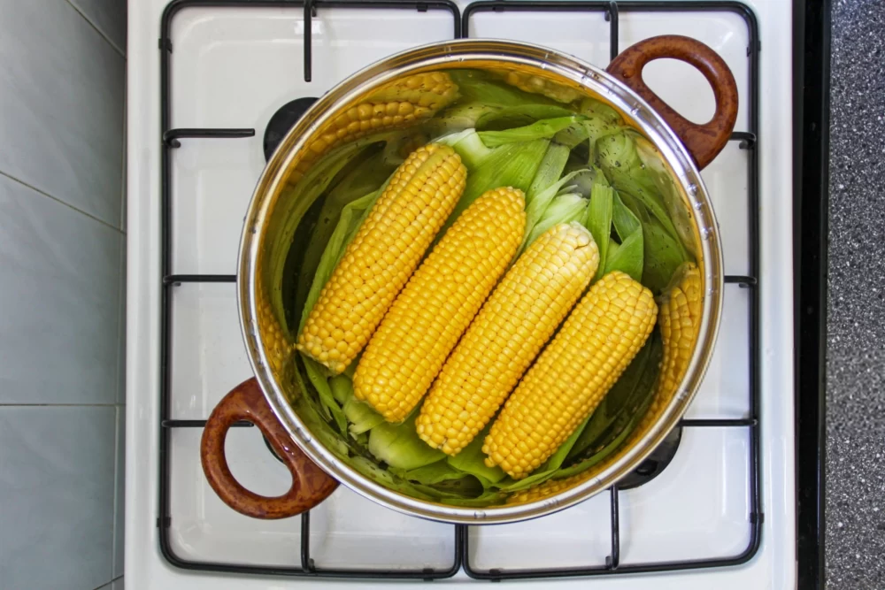 پخت ذرت با زودپز