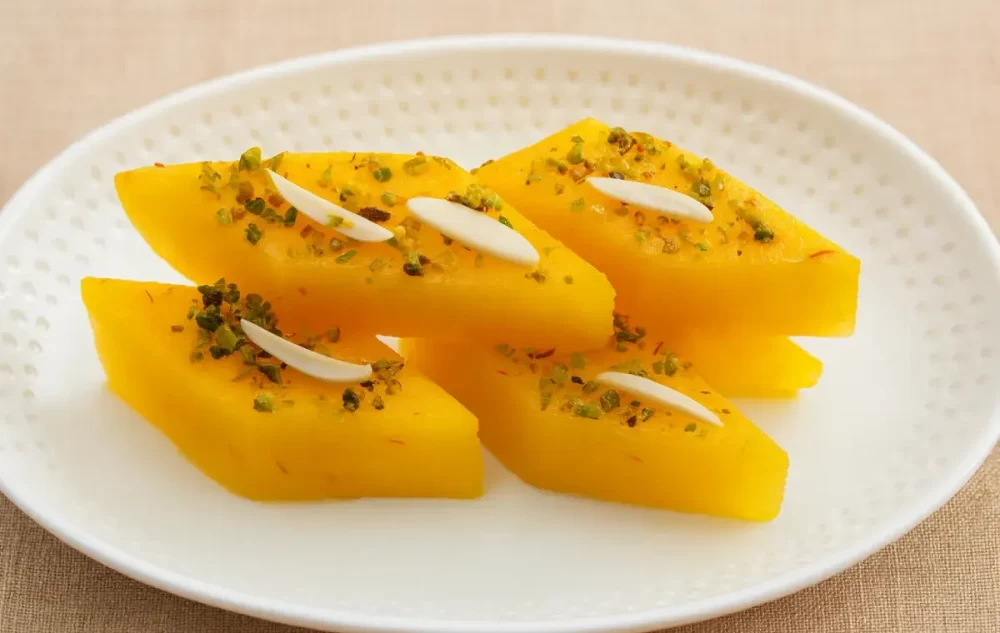 دسر سنتی با نشاسته