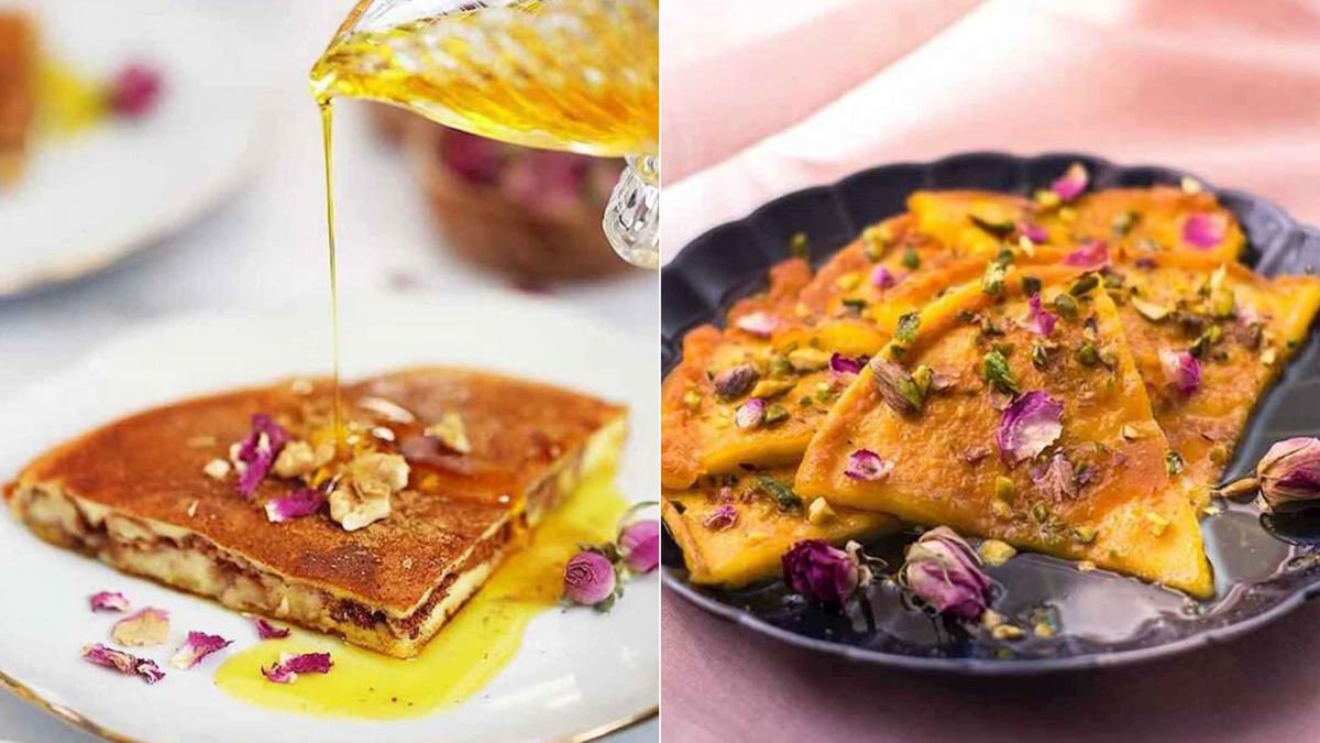 خاگینه خرما با زعفران