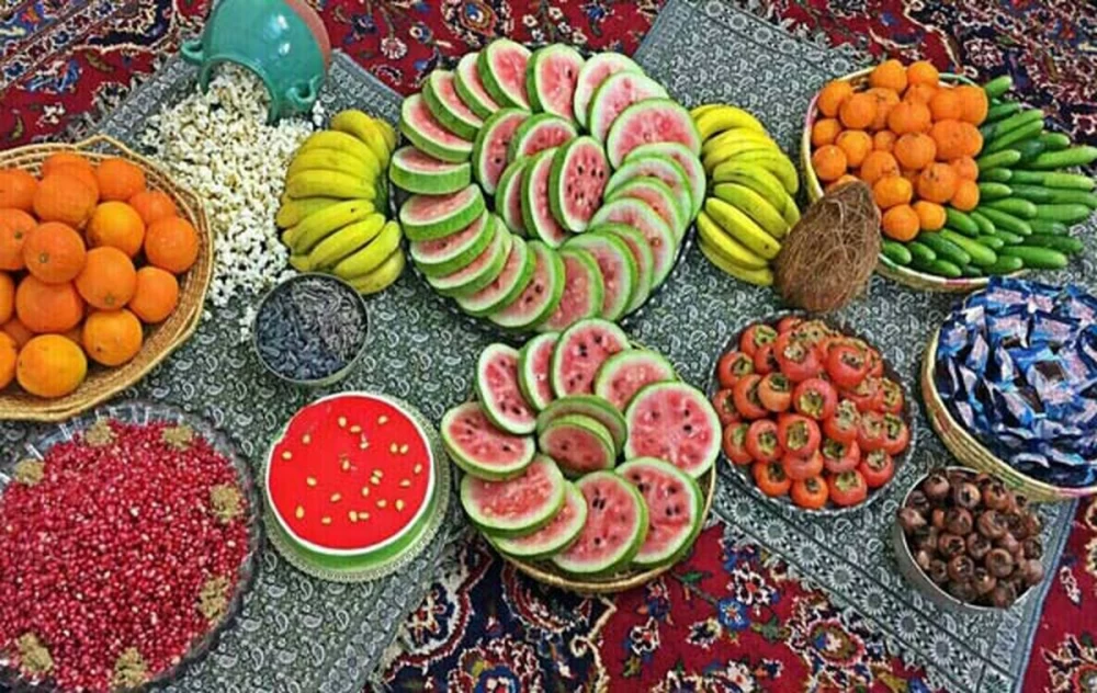 خوراکی های شب یلدا