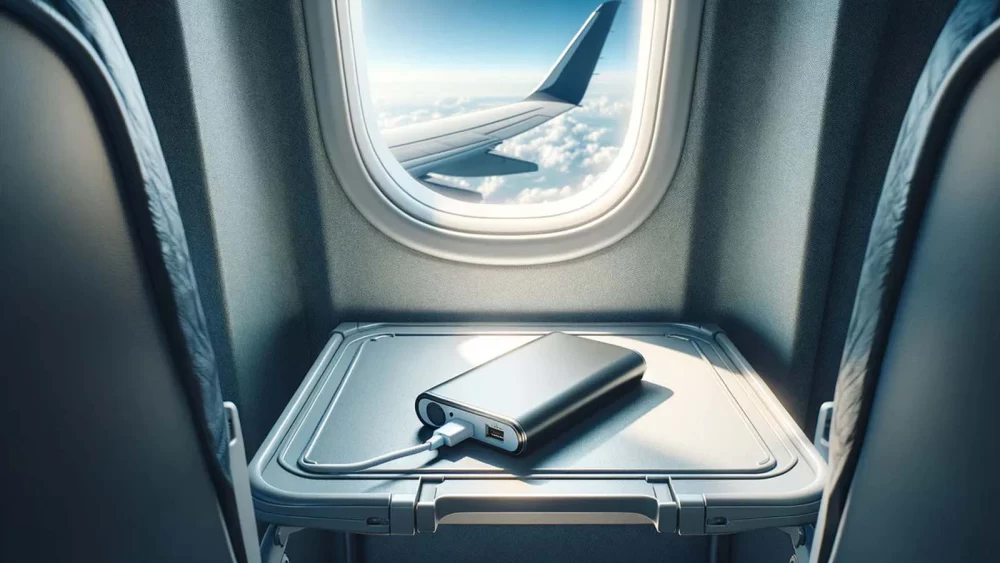 پاوربانک در هواپیما