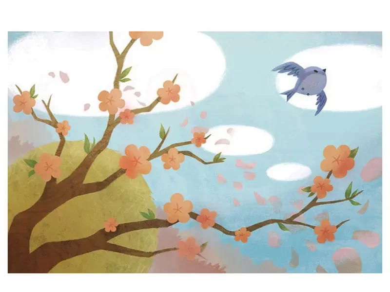 شعر رقص باد، خنده ی گل